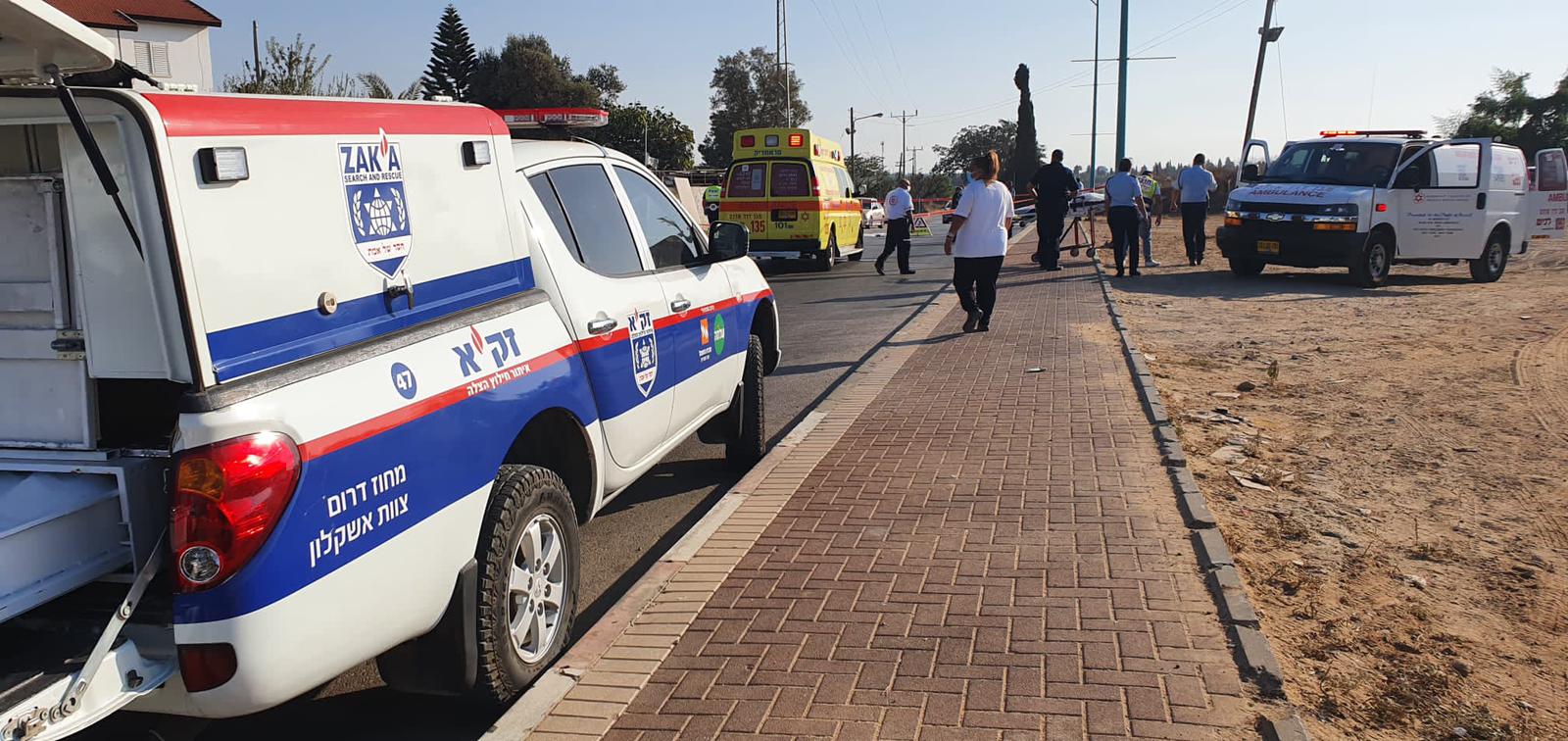 זירת האירוע| צילום: זק"א