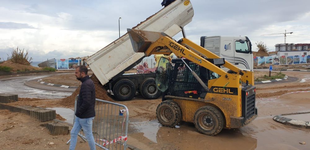 העבודות בשטח | צילום: עיריית אשקלון