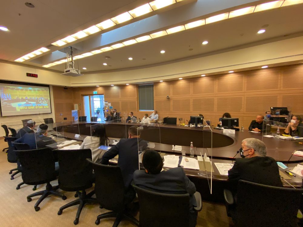 מתוך ועדת הכספים בכנסת | צילום: דוברות העירייה מתוך ועדת הכספים בכנסת | צילום: דוברות העירייה