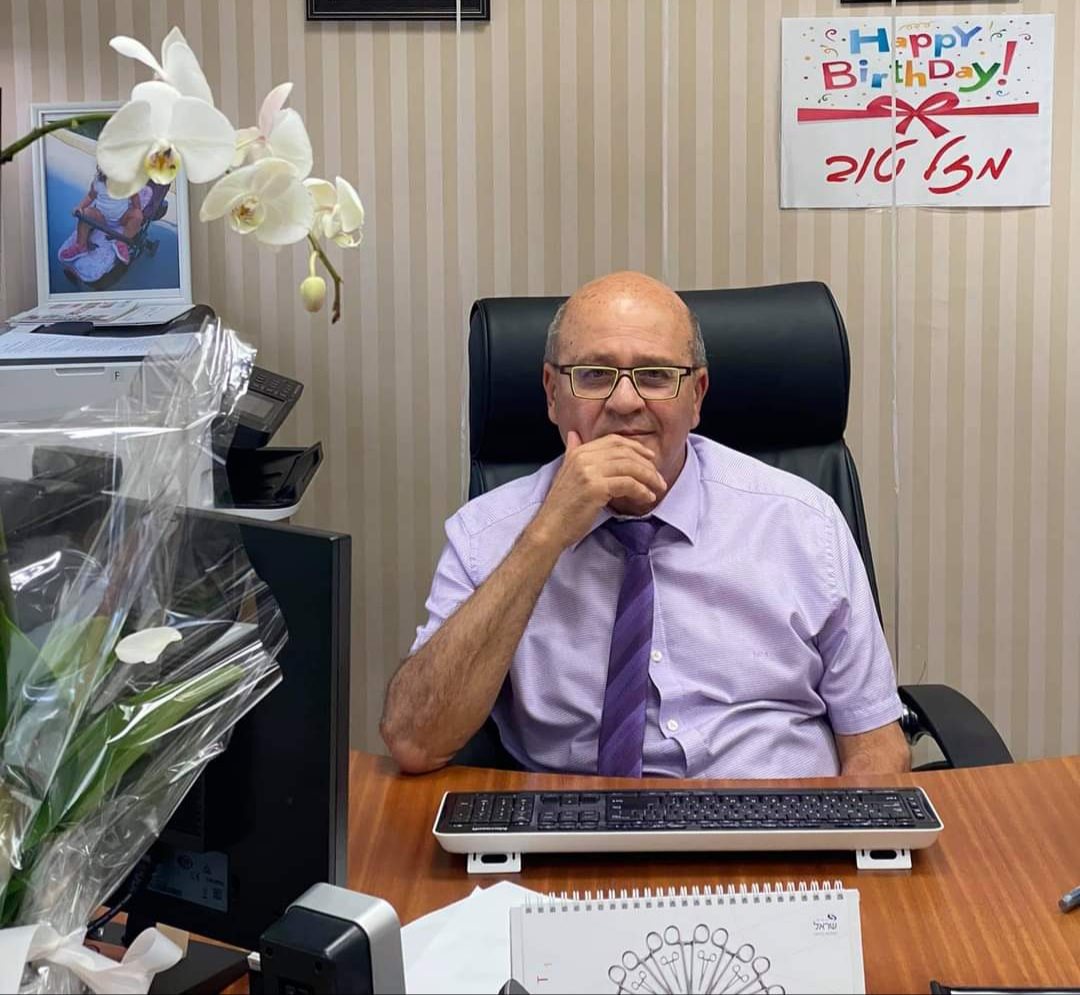 פרופ' חזי לוי חוגג יומולדת | צילום: דוברות ביה"ח ברזילי פרופ' חזי לוי חוגג יומולדת | צילום: דוברות ביה"ח ברזילי