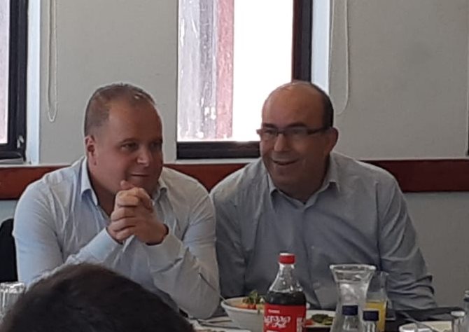 עם ראש העיר תומר גלאם. צילום פרטי