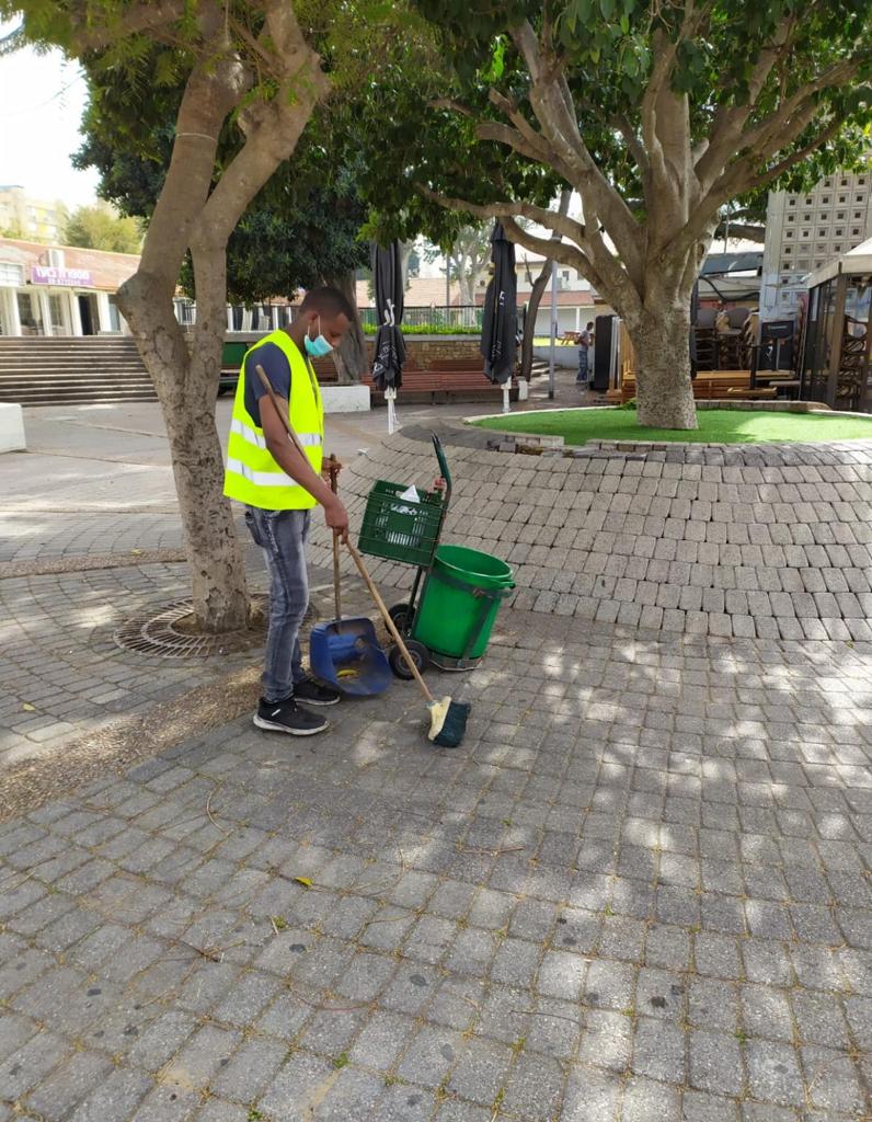 ניקיונות לפסח באשקלון | צילום: דוברות העירייה 