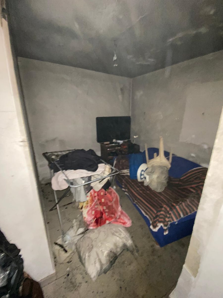 השריפה שפרצה בדירה | צילום: תיעוד מבצעי כבאות והצלה