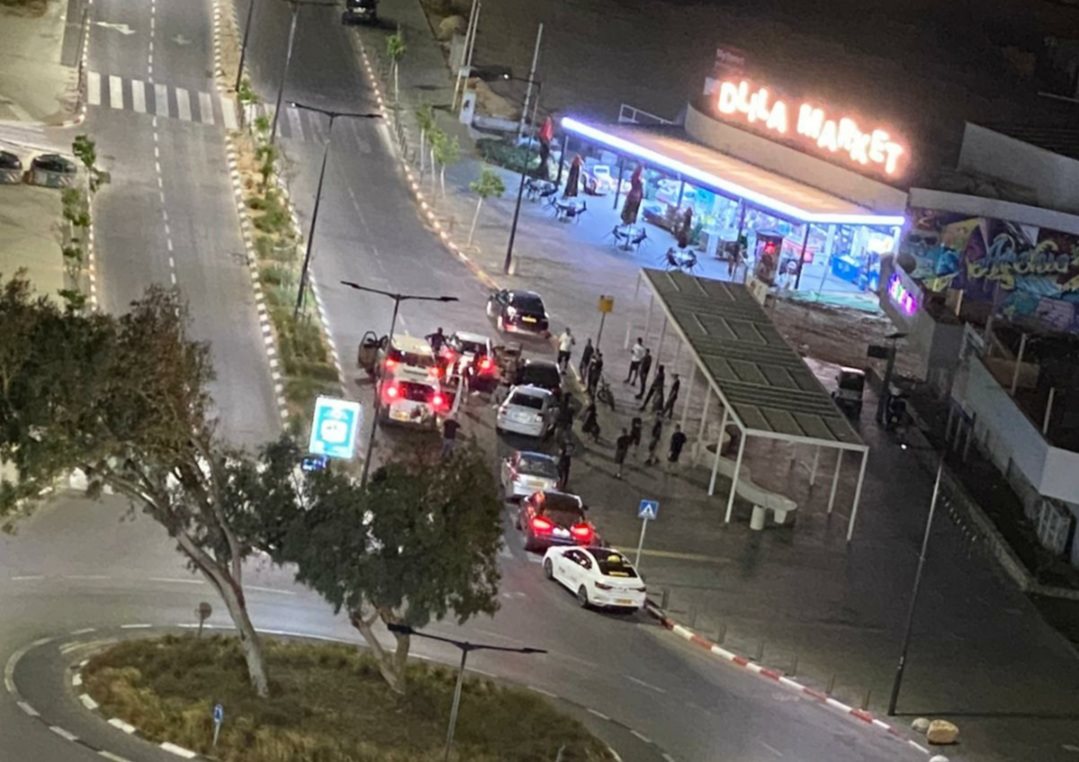 מתוך המהומה אמש כפי שהופצה ברשתות החברתיות מתוך המהומה אמש כפי שהופצה ברשתות החברתיות