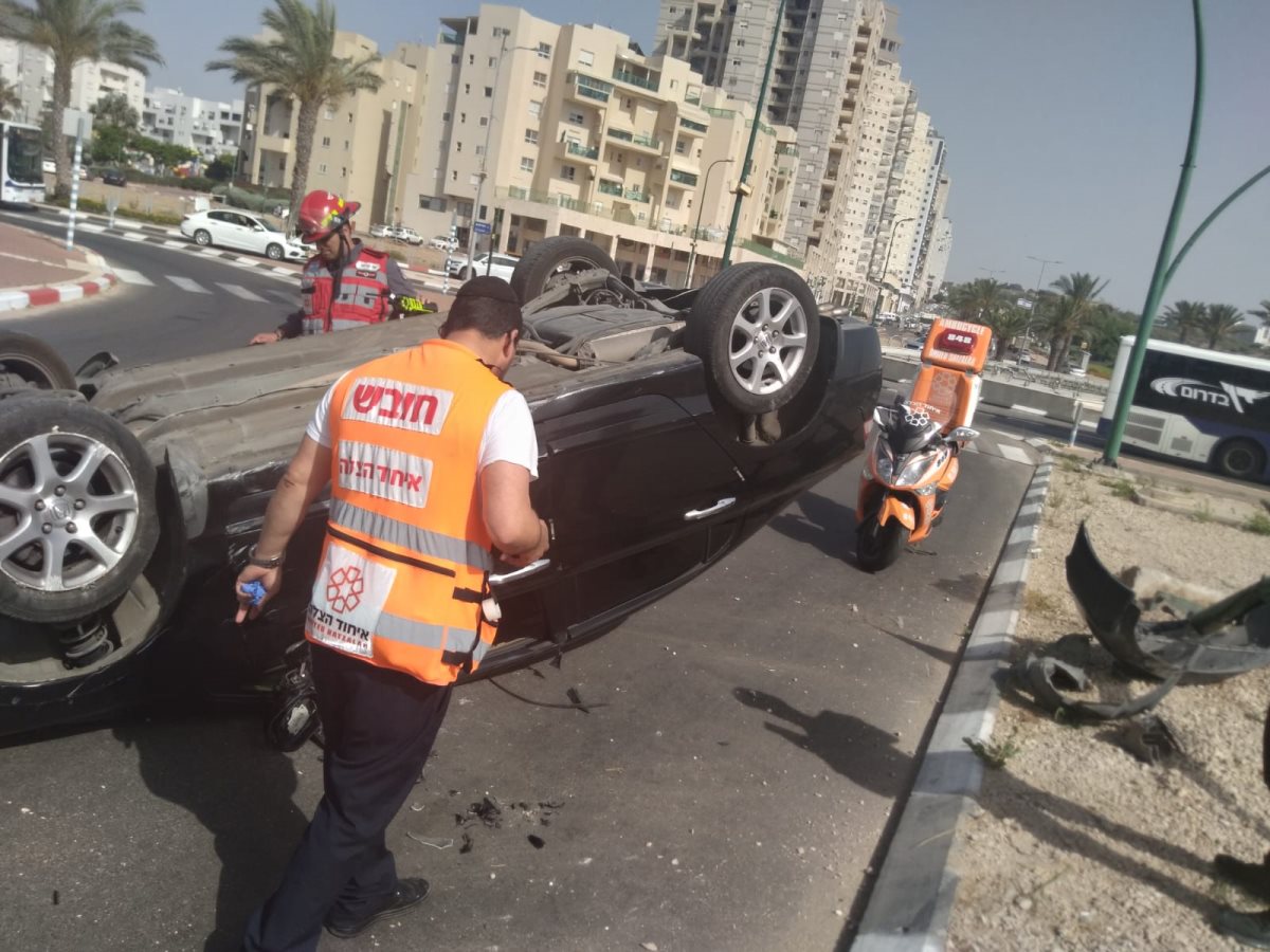 מקום התאונה | צילום: דוברות 'איחוד הצלה' מקום התאונה | צילום: דוברות 'איחוד הצלה'