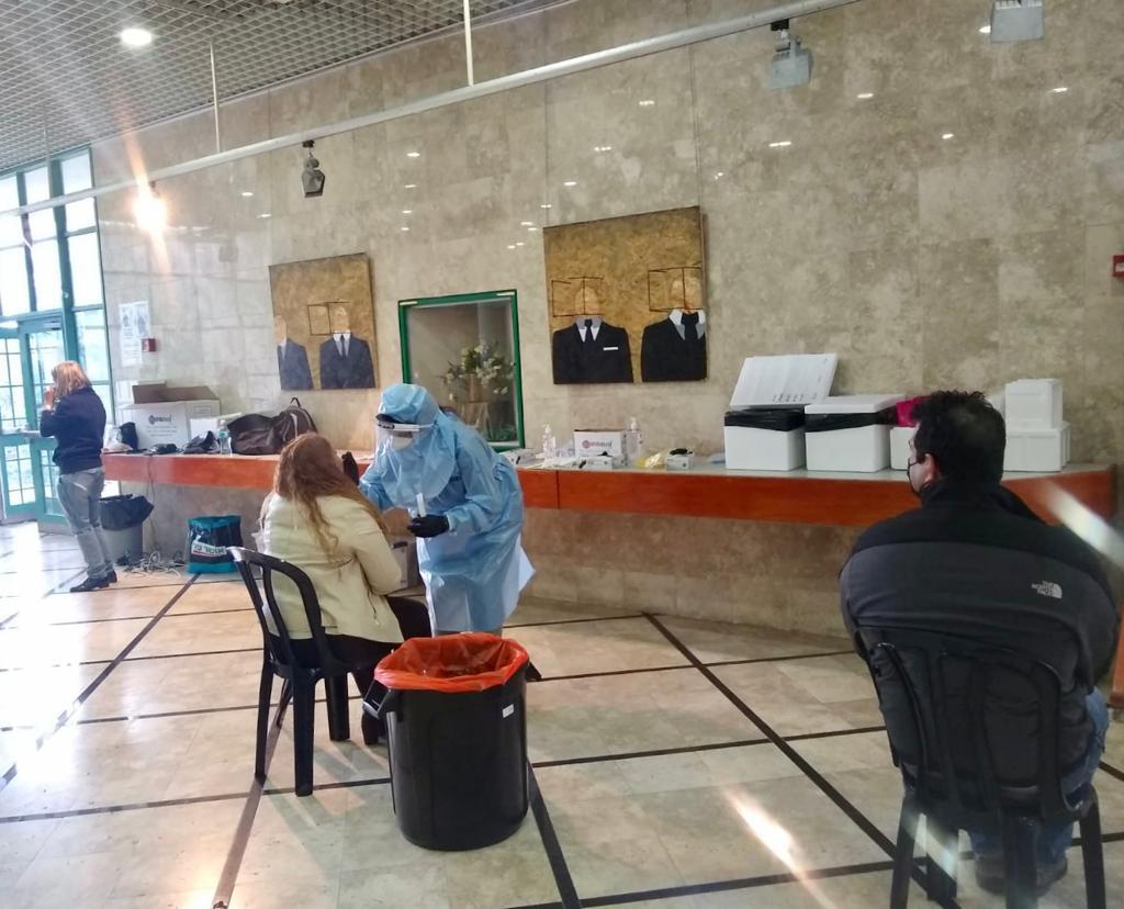 בדיקת קורונה | צילום: דוברות העירייה בדיקת קורונה | צילום: דוברות העירייה