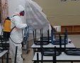 חיטוי מוסדות חינוך באשקלון | צילום ארכיון: דוברות העירייה